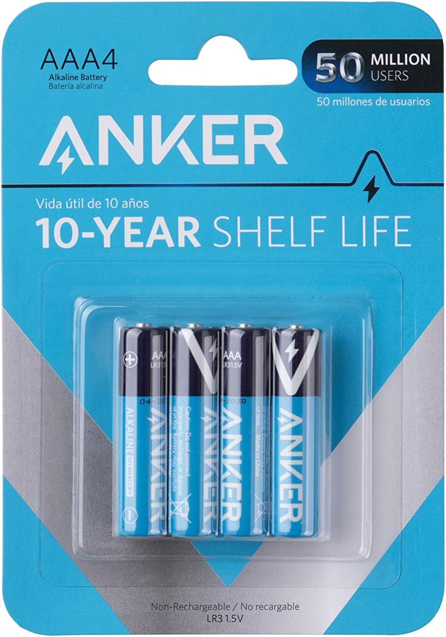 Anker Batteries Alkaline AAA 4-Pack Anker Batteries Alkaline AAA 4-Pack